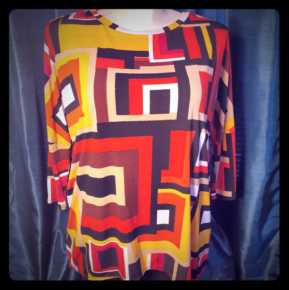 Kasper Med Colorful comfy top